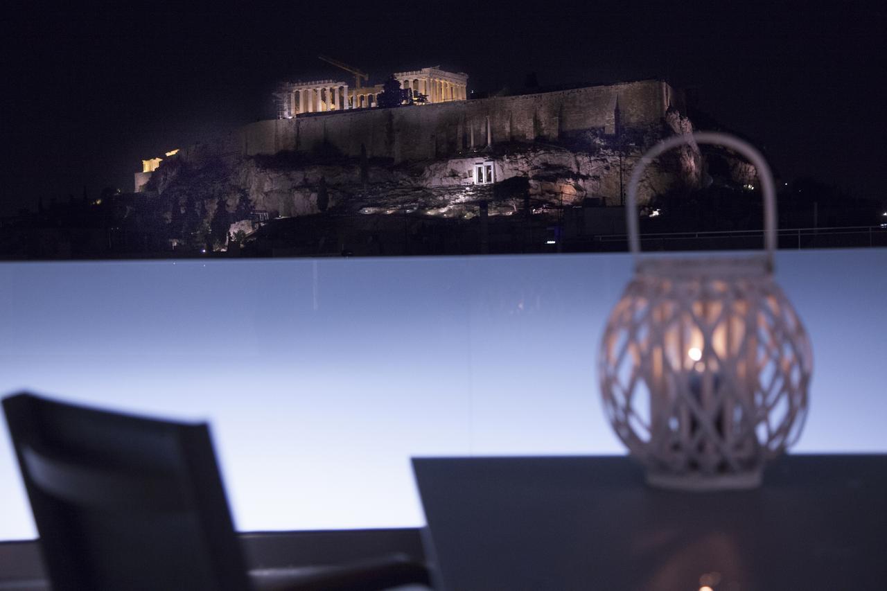 Apartmán Luxury Penthouse Touching The Acropolis By Ghh Atény Exteriér fotografie