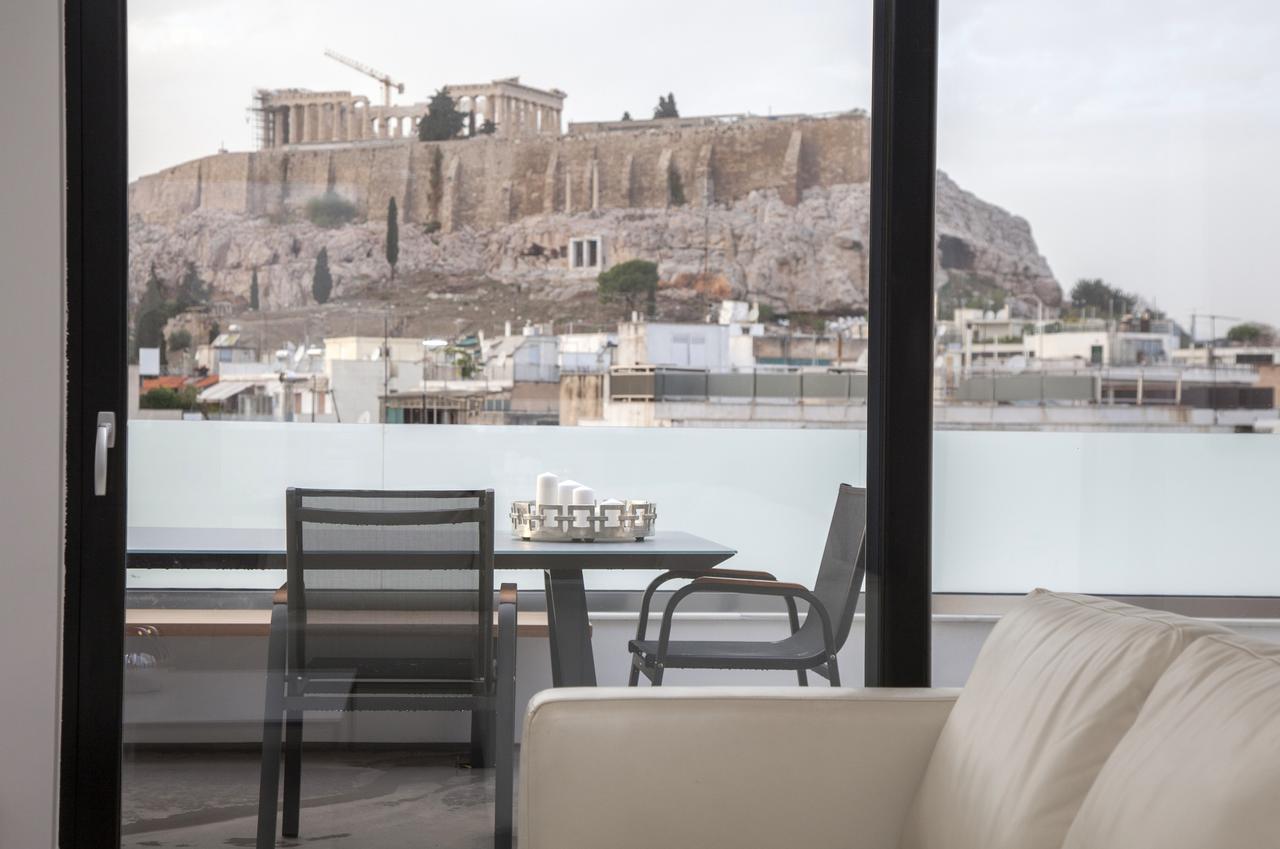 Apartmán Luxury Penthouse Touching The Acropolis By Ghh Atény Exteriér fotografie