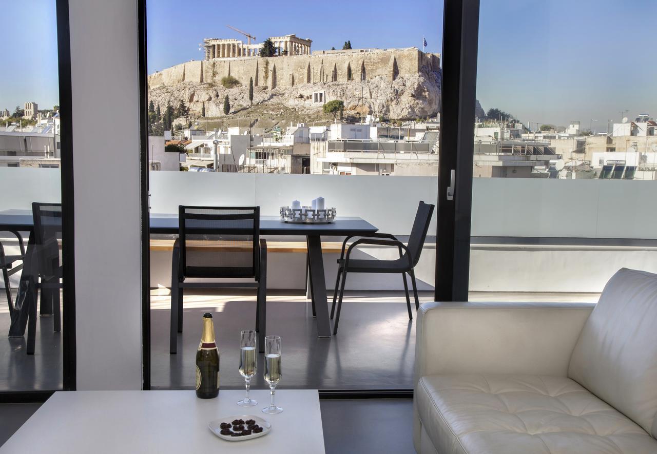 Apartmán Luxury Penthouse Touching The Acropolis By Ghh Atény Exteriér fotografie