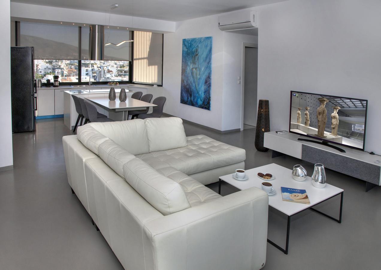 Apartmán Luxury Penthouse Touching The Acropolis By Ghh Atény Exteriér fotografie